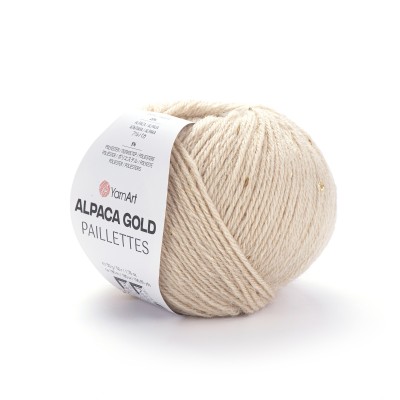 Alpaca Gold Paillettes (Альпака Голд Пайетки) 9302