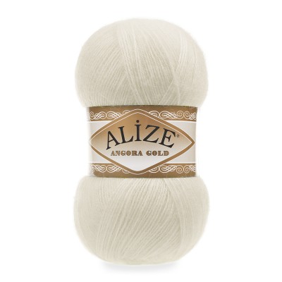 Alize Angora Gold 001 (Ализе Ангора Голд 1)