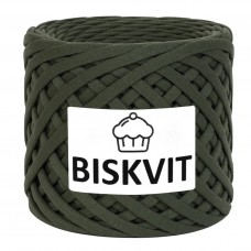 Трикотажная пряжа Biskvit Темно-зеленый