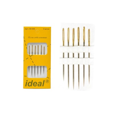Иглы швейные ручные IDEAL гобеленовые уп.6 игл