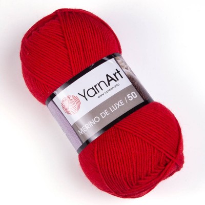 Пряжа Yarnart Merino De Luxe 50 (Мерино де Люкс 50) 156