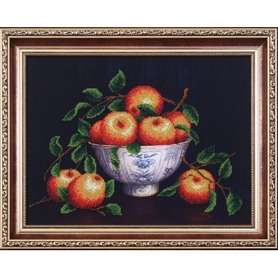 Набор для вышивания бисером "Вкус лета "Яблоки" Б-058