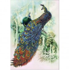 Набор для вышивания бисером "Павлин-2" В-012
