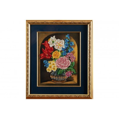 Набор для вышивания бисером "Букет в вазе" В-201
