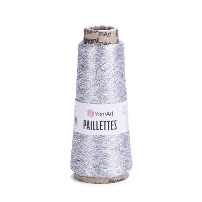  Пряжа Yarnart Paillettes (Ярнарт Пайетки) 8001